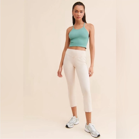 EUC Free People FP Movement Right On Ribbed Flare Pants, size L - Picture 2 of 10